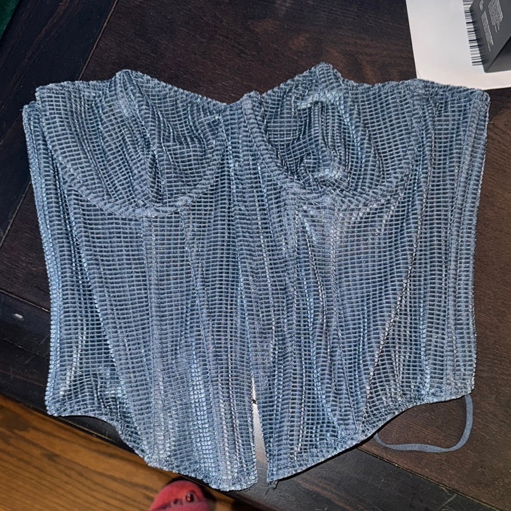 Elegant Blue Women's Top